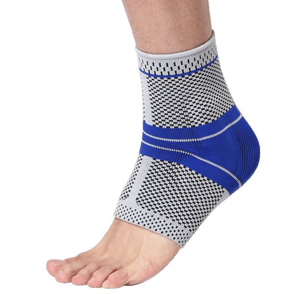  Ankle support with silicone pads