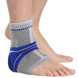  Ankle support with silicone pads