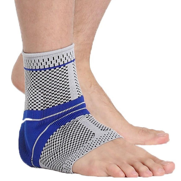  Ankle support with silicone pads